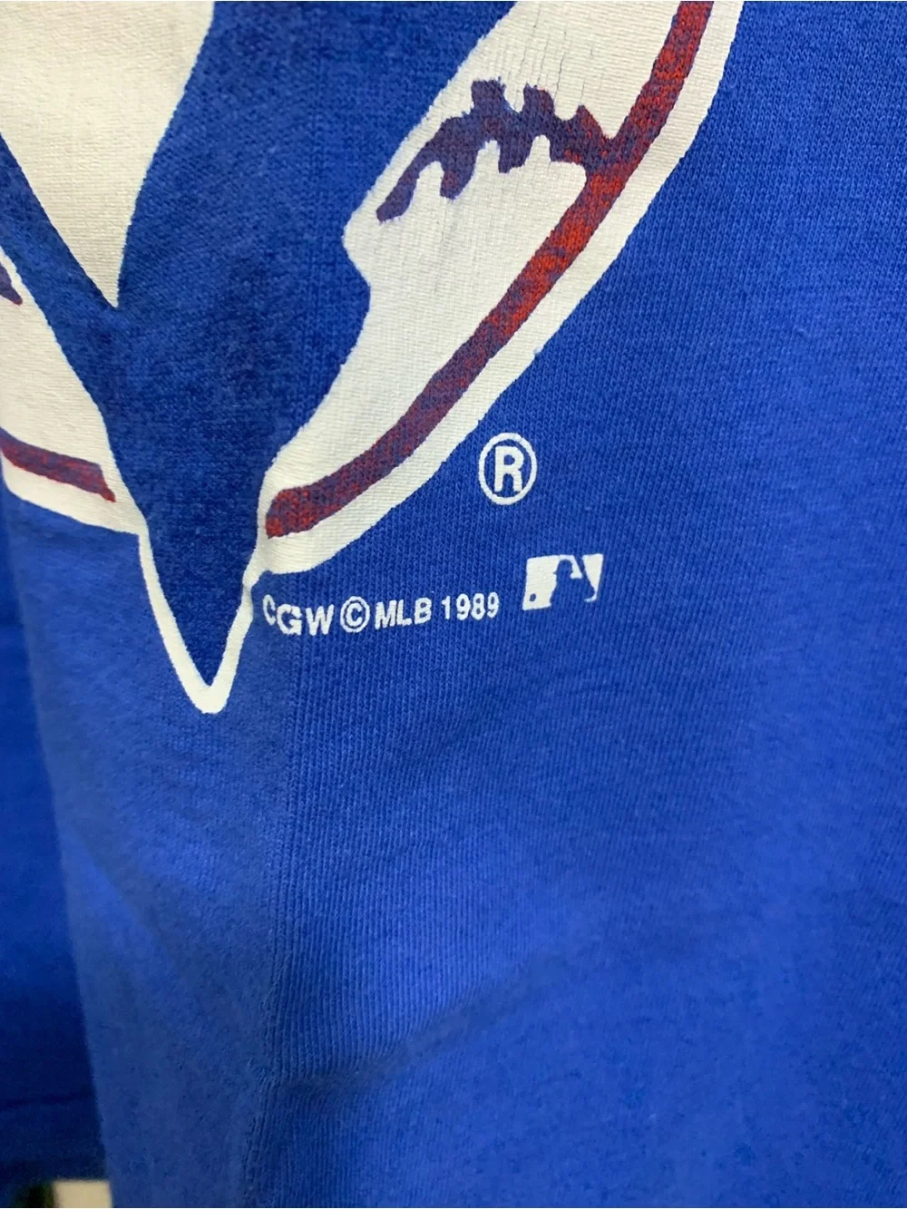 Vintage 1989 Toronto Blue Jays Team Logo Tank Top Size XL Single Stitch By Waves - Picture 3 of 7